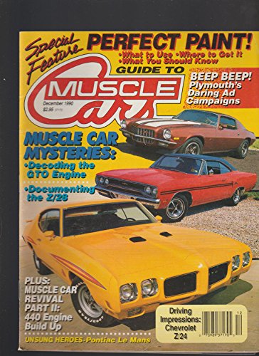 December 1990 Guide to Muscle Cars Magazine