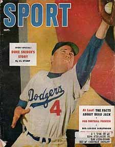 Sport Magazine September 1955: Duke Snider Cover