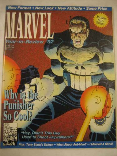Marvel Year In Review '92 V.1 #4 1992 Why is The Punisher So Cool Tony Stark's Spleen