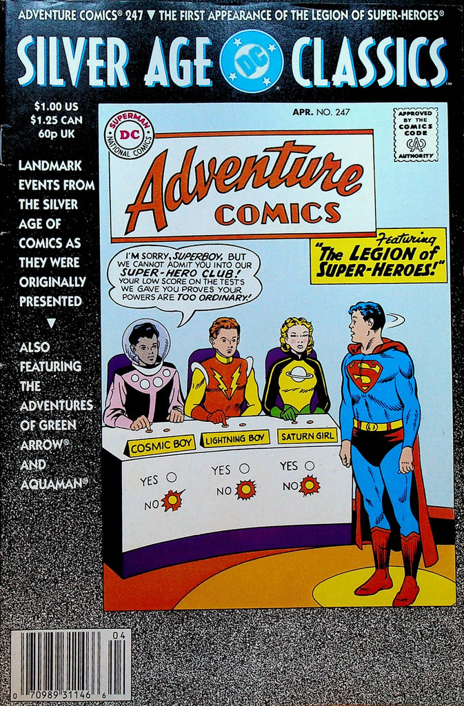 Silver Age Classics Adventure Comics 247 First Legion of Super-Heroes 1992 Reprint