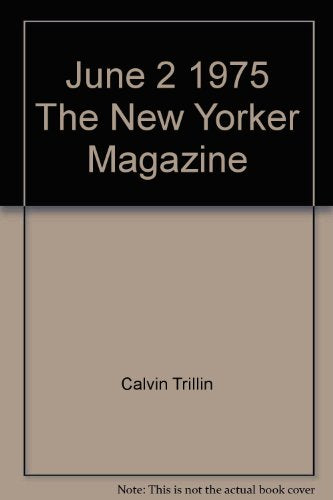 June 2 1975 The New Yorker Magazine