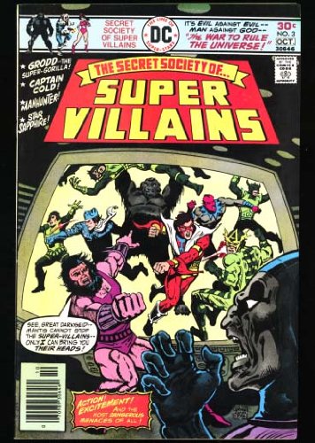 Secret Society Of Super-Villains # 3, 4.0 VG