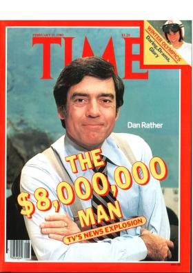 Time Magazine February 25 1980 The $8,000,000 Man Dan Rather * Winter Olympics