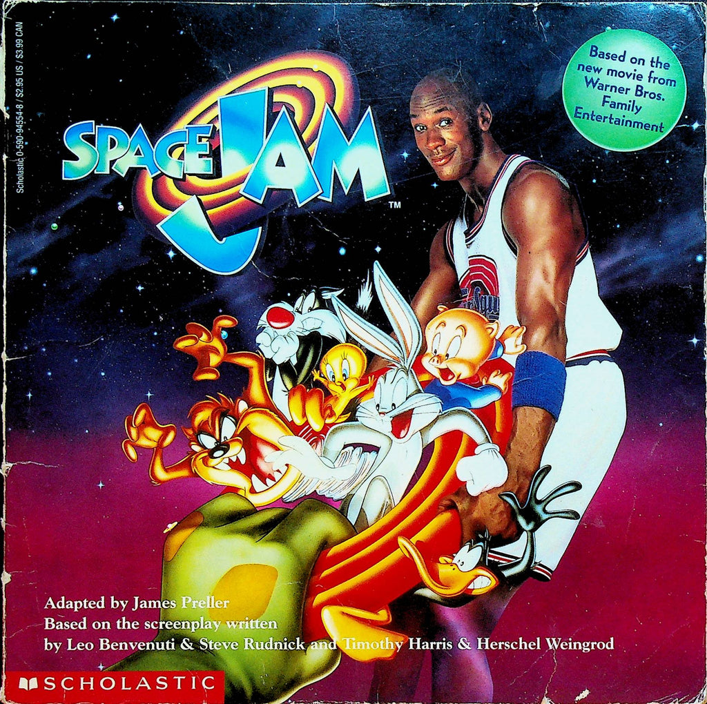 Space Jam Michael Jordan Scholastic Softcover Book