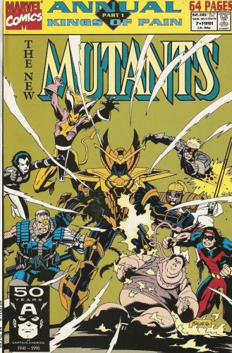 The New Mutants Annual #7 : Pawns of Senescence (Kings of pain - Marvel Comics)