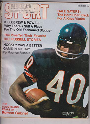 Sport Magazine Gale Sayers Harmon Killebrew Boog Powell November 1969