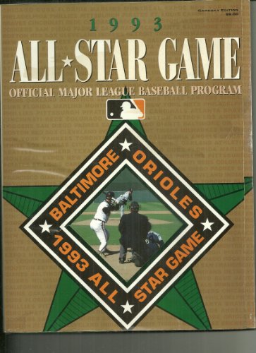 1993 All Star Game Program (Major League Baseball)