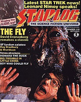 STARLOG MAGAZINE #110 (Sept 1986)(THE FLY COLOR COVER)(Science Fiction Universe)